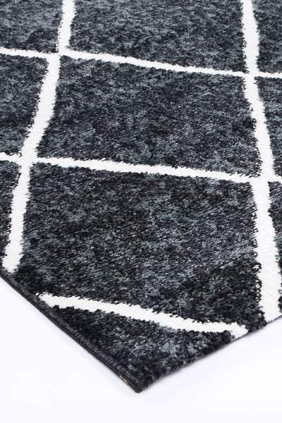 Windjana Diamond Charcoal Rug 160x230cm Payday Deals