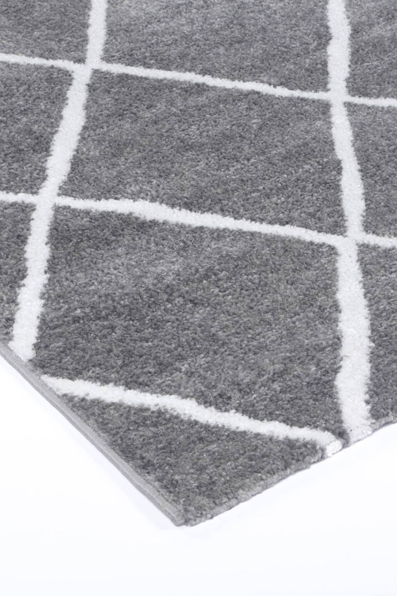 Windjana Diamond Grey Rug 160x230cm Payday Deals