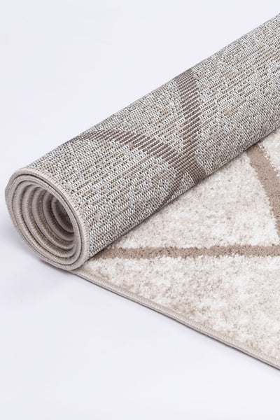 Windjana Diamond Latte Rug 280x380cm Payday Deals