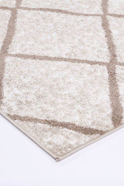 Windjana Diamond Latte Rug 280x380cm Payday Deals