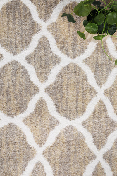 Windjana Lattice Latte Rug 160x230cm Payday Deals