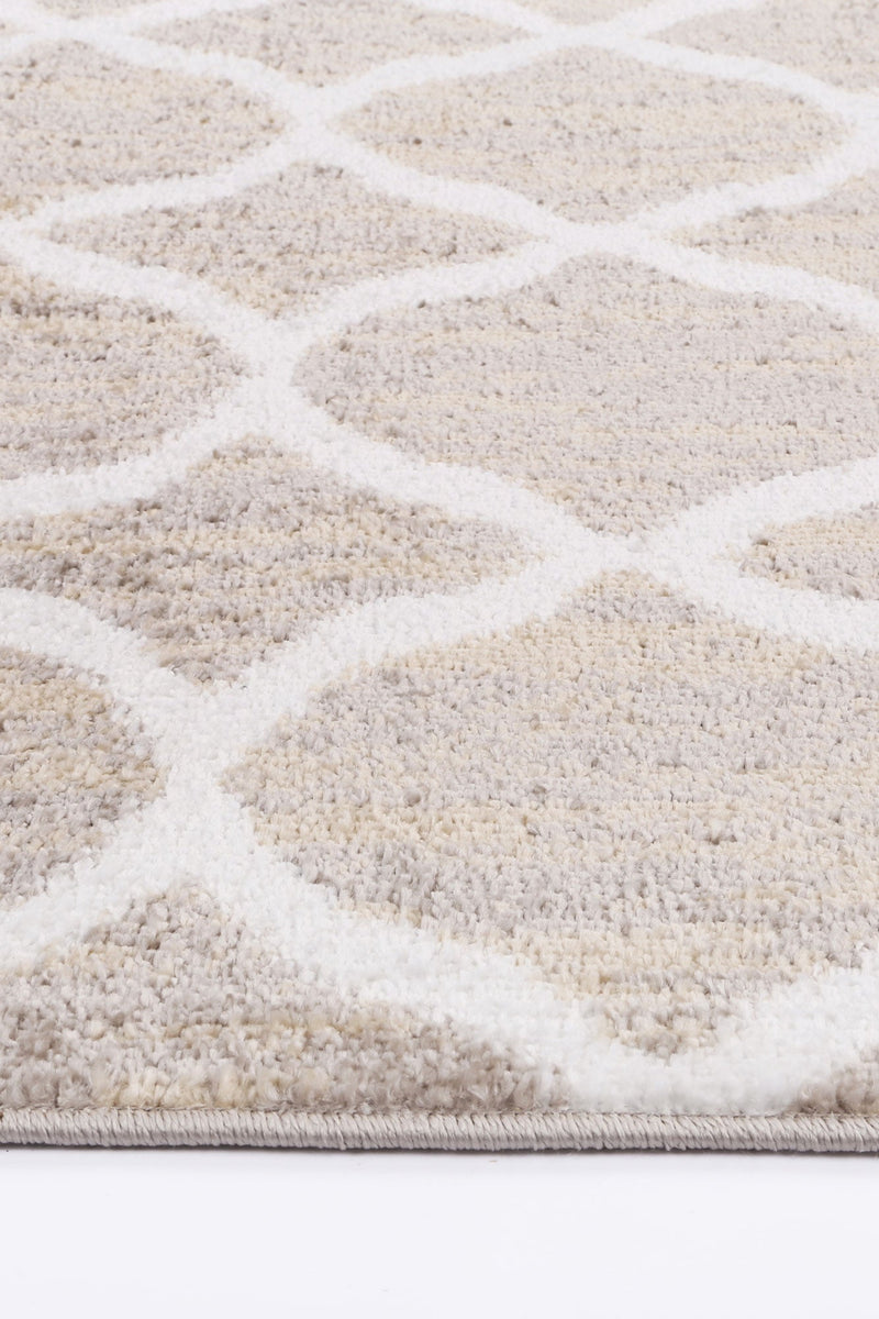 Windjana Lattice Latte Rug 80x150cm Payday Deals