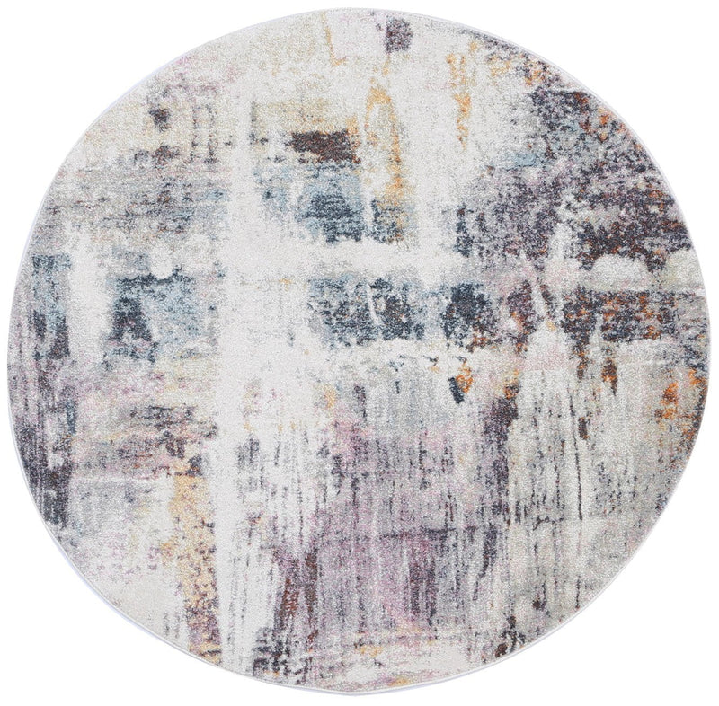 Windsor Abstract Multi Round Rug 200x200cm Payday Deals