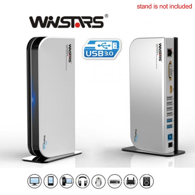 Winstars USB 3.0 Universal Dock (WS-UG39DK4) - Black Payday Deals