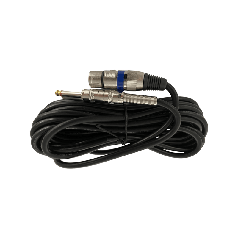 Wired Microphone 5m Lead XLR to 1/4" Jack WG-198 Payday Deals