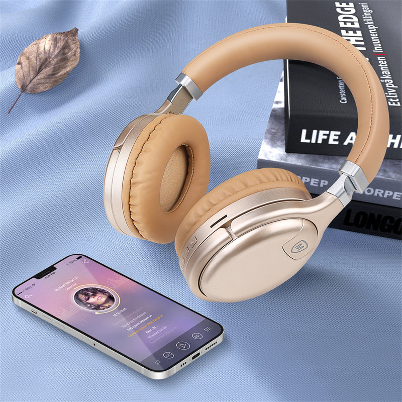 Wireless Headphones Bluetooth 5.0 earphone headset with Mic Noise Cancelling AU Payday Deals