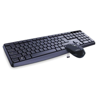 Wireless Keyboard And Mouse Combo 2.4Ghz Ergonomic Office 104 Keys Keyboard 1200DPI Mouse Payday Deals