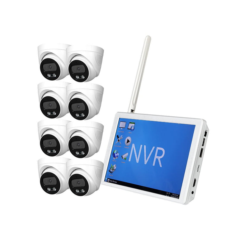 Wireless Security Camera System Set Wifi 1080P Home CCTV 8CH NVR Night MonitorX8 Payday Deals