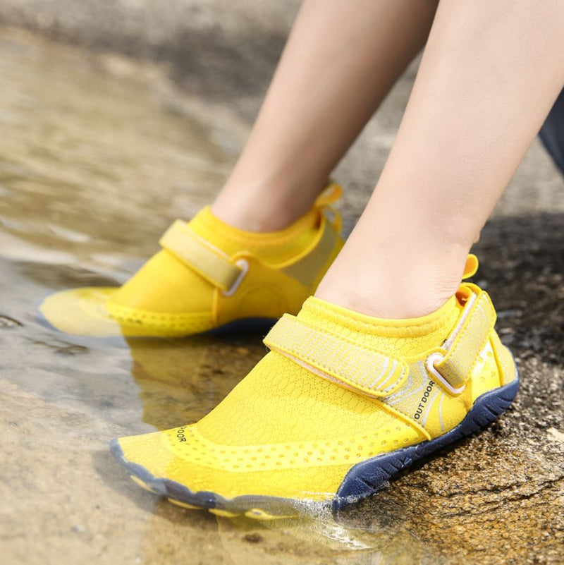 Women Water Shoes Barefoot Quick Dry Aqua Sports Shoes - Yellow Size EU39 = US6 Payday Deals