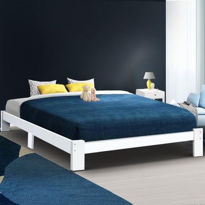 Wooden Bed Base Frame Size JADE Timber Foundation Mattress Platform