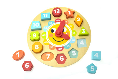 WOODEN CLOCK PUZZLE Payday Deals