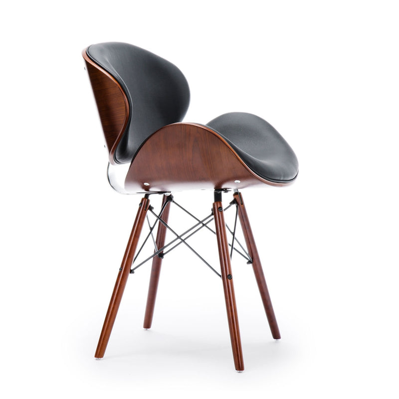 Wooden & PU Leather Franklin Visitor / Dining Chair Payday Deals