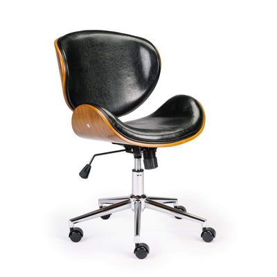 Wooden & PU Leather Office Chair Arraya Task Chair