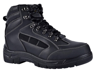 WOODLANDS Steel Cap Leather Work BOOTS Side Zip Tradie Apprentice Shoes