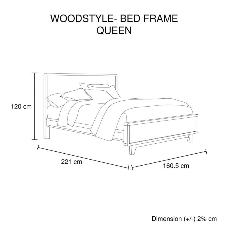 Woodstyle Queen Bed
