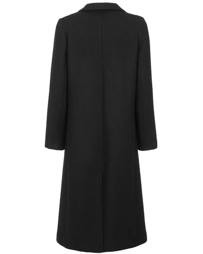 Wool Blend Coat with Front Pockets &amp; Internal Lining 2XL Women Payday Deals