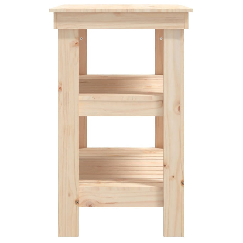 Work Bench 78.5x50x80 cm Solid Wood Pine Payday Deals