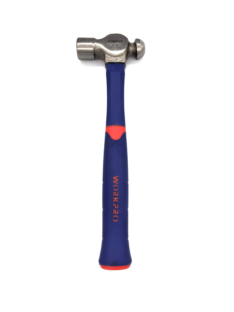 WORKPRO BALL-PEIN HAMMER WITH FIBERGLASS HANDLE 16OZ idrop Australia