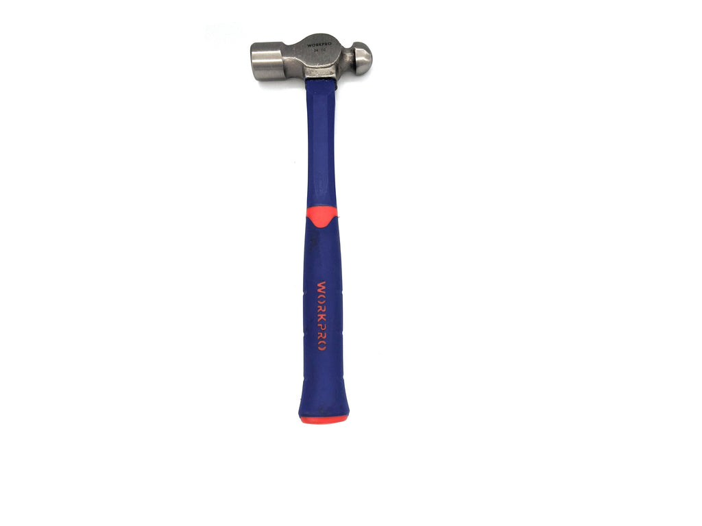 WORKPRO BALL-PEIN HAMMER WITH FIBERGLASS HANDLE 24OZ idrop Australia