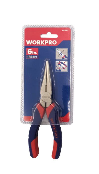 WORKPRO LONG NOSE PLIER 200MM(8INCH) Payday Deals