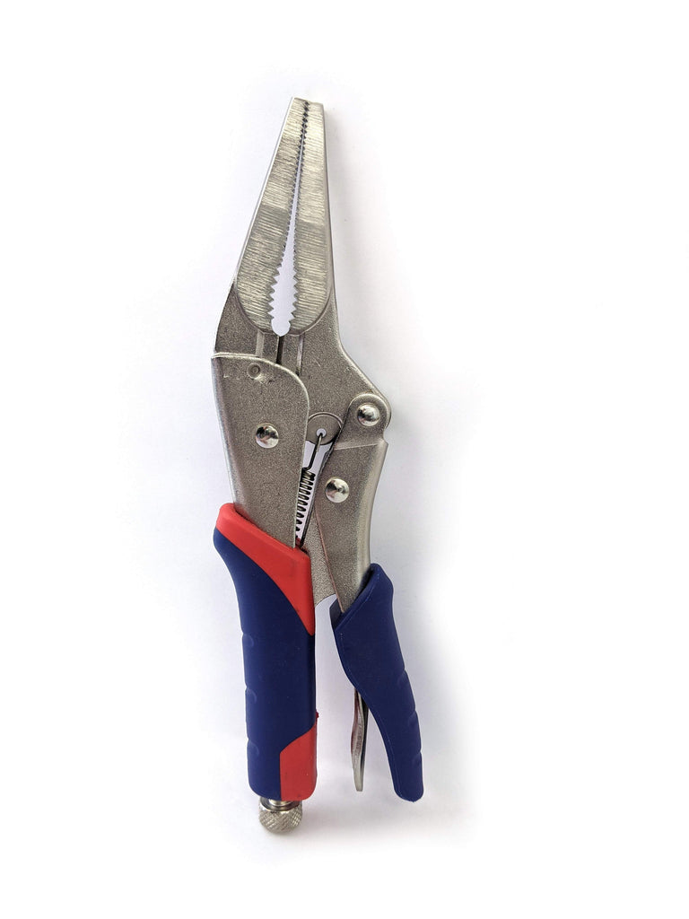 WORKPRO LONG NOSE STRAIGHT JAW LOCKING PLIERS 230MM(9INCH) idrop Australia