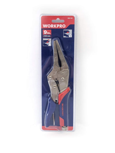 WORKPRO LONG NOSE STRAIGHT JAW LOCKING PLIERS 230MM(9INCH) Payday Deals