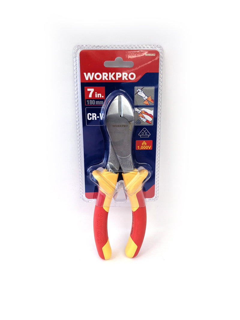 WORKPRO VDE INSULATED DIAGONAL PLIERS Payday Deals