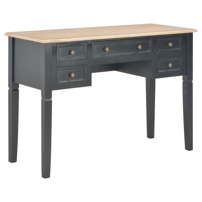 Writing Desk Black 109.5x45x77.5 cm Wood Payday Deals
