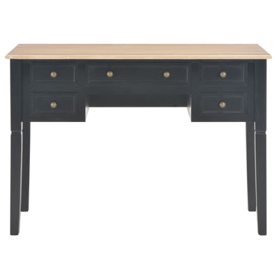 Writing Desk Black 109.5x45x77.5 cm Wood Payday Deals