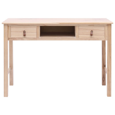 Writing Desk Natural 110x45x76 cm Wood Payday Deals