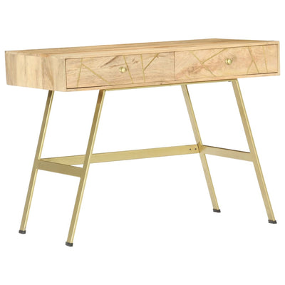 Writing Desk with Drawers 100x55x75 cm Solid Mango Wood Payday Deals