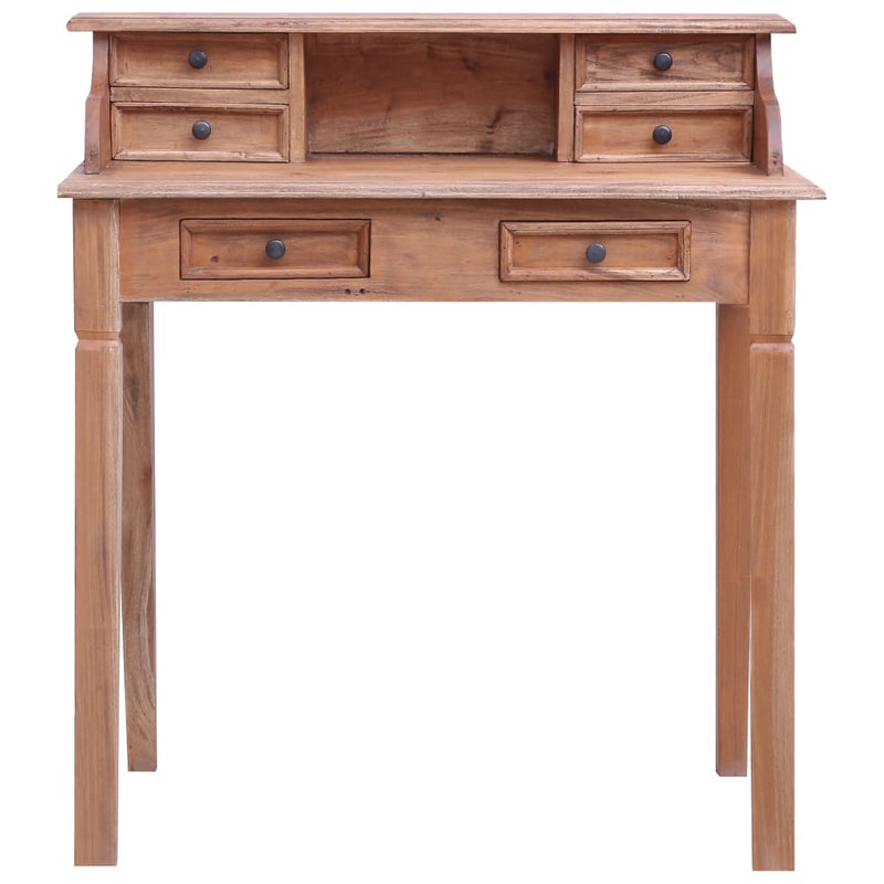 Writing Desk with Drawers 90x50x101 cm Solid Reclaimed Wood Payday Deals