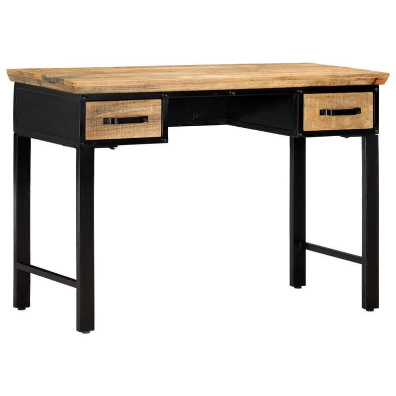 Writing Table 110x50x76 cm Solid Mango Wood Payday Deals