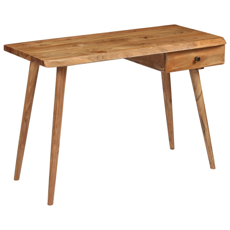 Writing Table Solid Acacia Wood 110x50x76 cm Payday Deals
