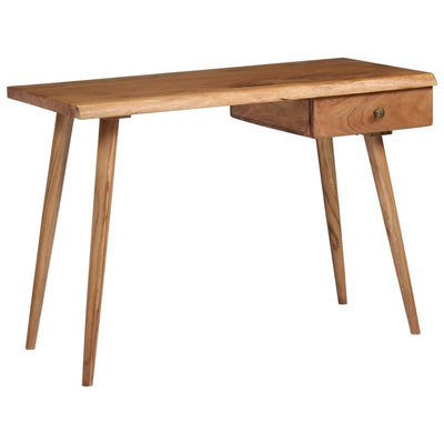 Writing Table Solid Acacia Wood 110x50x76 cm Payday Deals