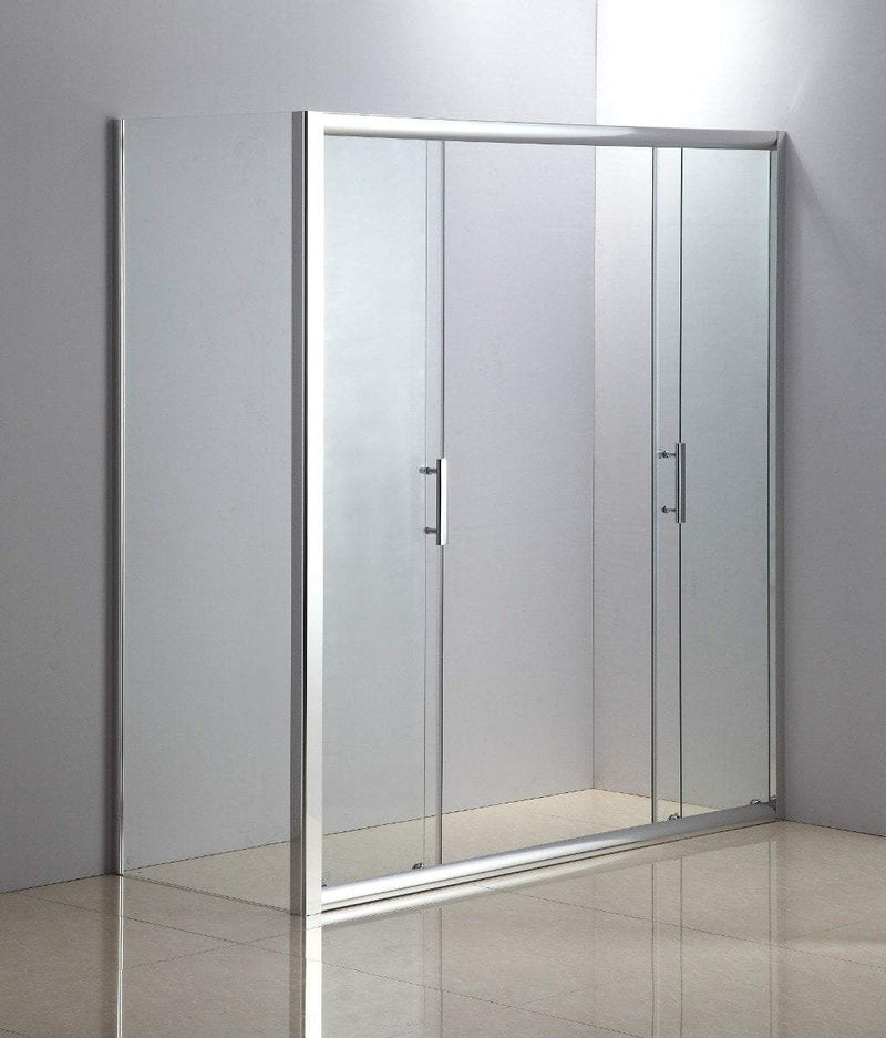 1700 X 700 Sliding Door Safety Glass Shower Screen By Della Francesca Payday Deals