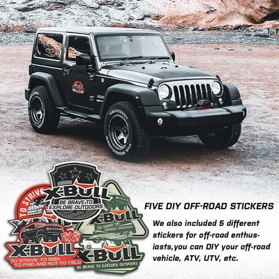 X-BULL KIT1 Recovery track Board Traction Sand trucks strap mounting 4x4 Sand Snow Car BALCK Payday Deals