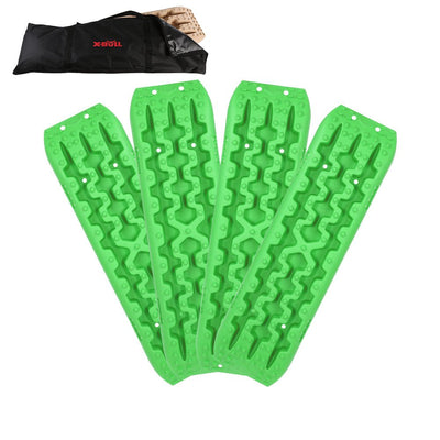 X-BULL Recovery tracks Sand tracks 2 Pairs Sand / Snow / Mud 10T 4WD Gen 3.0 - Green Payday Deals