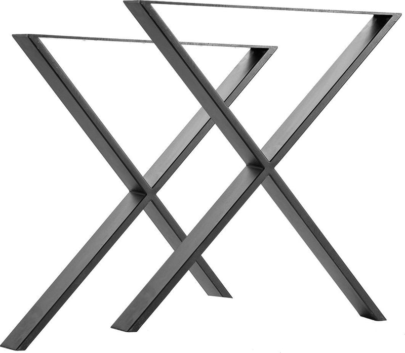 X Shaped Table Bench Desk Legs Retro Industrial Design Fully Welded Payday Deals