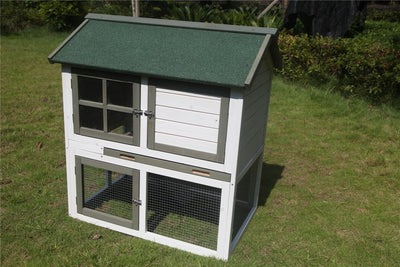 XL Double Storey Rabbit Hutch  Guinea Pig Ferret Cage Payday Deals