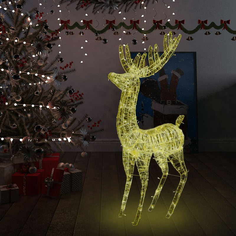 XXL Acrylic Christmas Reindeer 250 LED 180 cm Warm White Payday Deals