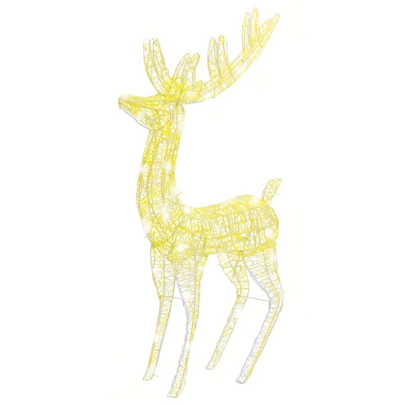 XXL Acrylic Christmas Reindeer 250 LED 180 cm Warm White Payday Deals