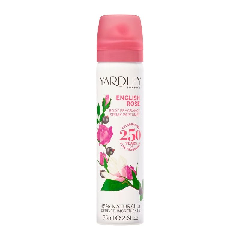 Yardley English Rose Deodorising Body Spray Women 75ml Payday Deals
