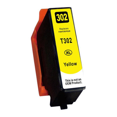 Yellow Compatible Inkjet Cartridge Replacement for 302XL Yellow