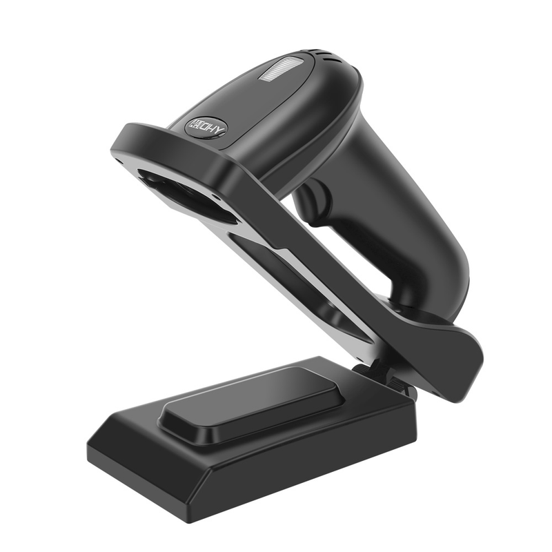 YHDAA YHD-5800DB 2D Wireless Bluetooth Barcode / QR Code Scanner with Stand (Black) Payday Deals