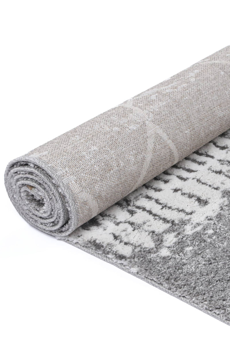 Yuzil Grey Abstract Rug 200x290cm Payday Deals