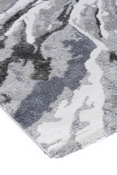 Yuzil Multi Abstract Wave Rug 240x330cm Payday Deals