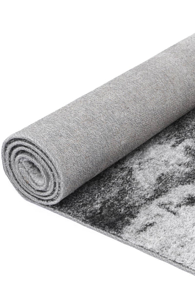 Yuzil White Grey Abstract Rug 240x330cm Payday Deals