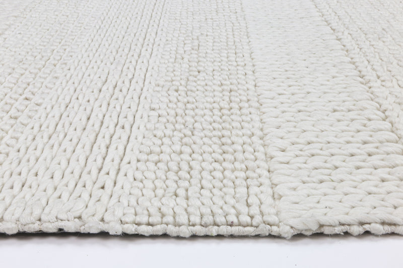 Zayna Grace White Wool Blend Rug 160x230cm Payday Deals