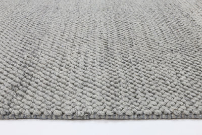 Zayna Loopy Grey Wool Blend Rug 160x230cm Payday Deals